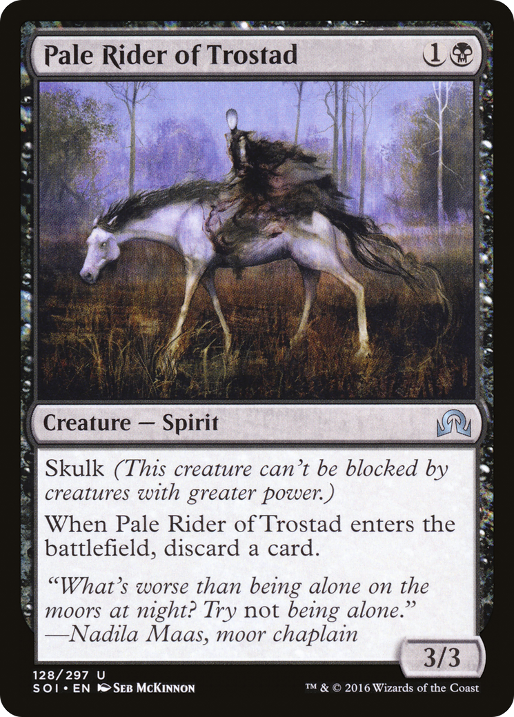 Pale Rider of Trostad (SOI-128) - Shadows over Innistrad