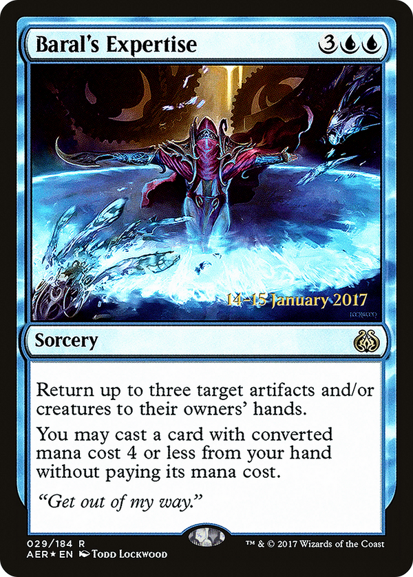 Baral's Expertise (PRE-029) - Aether Revolt Promos Foil