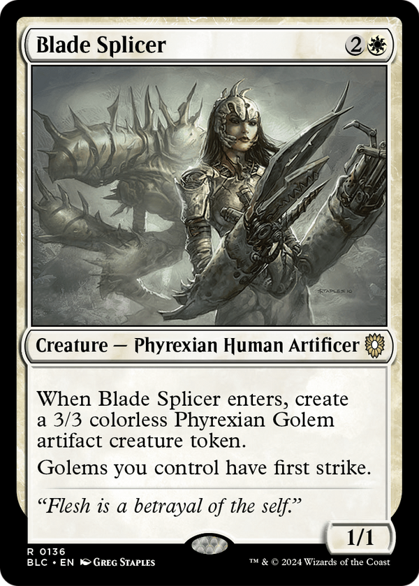 Blade Splicer (BLC-136) - Bloomburrow Commander