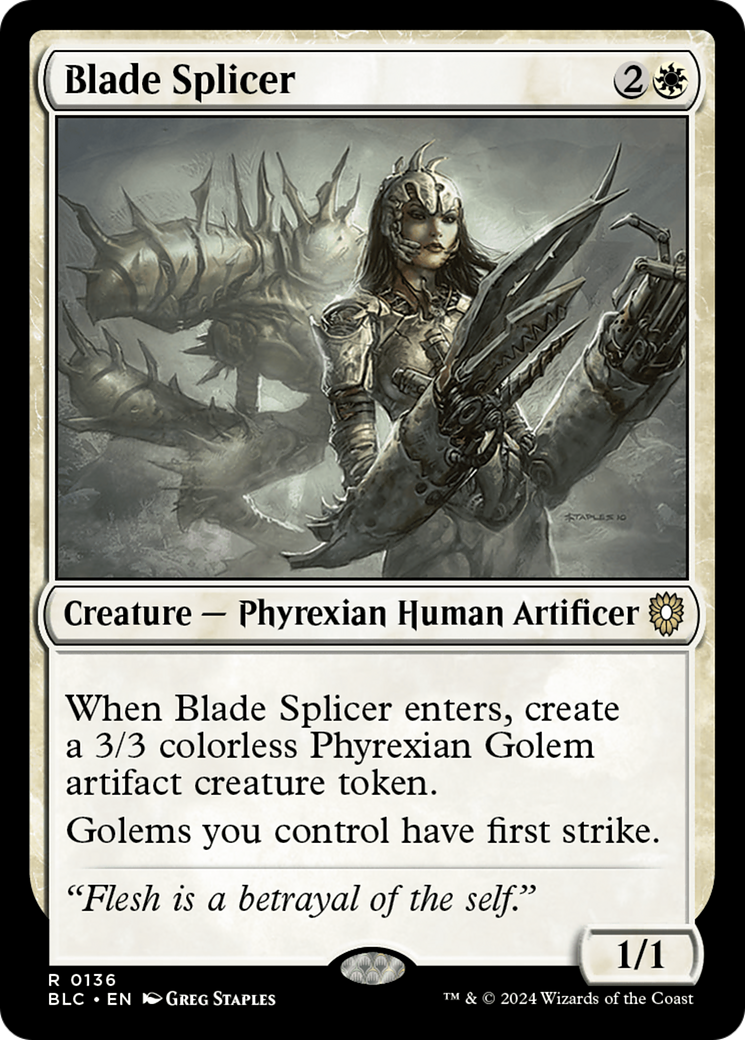 Blade Splicer (BLC-136) - Bloomburrow Commander