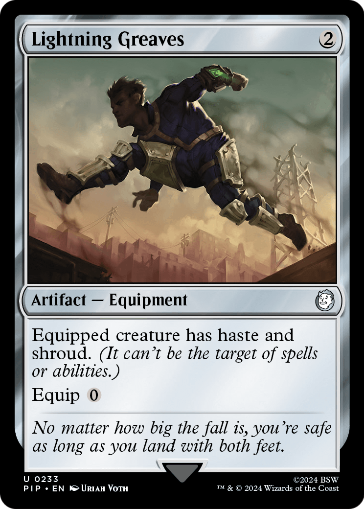 Lightning Greaves (PIP-233) - Fallout Foil