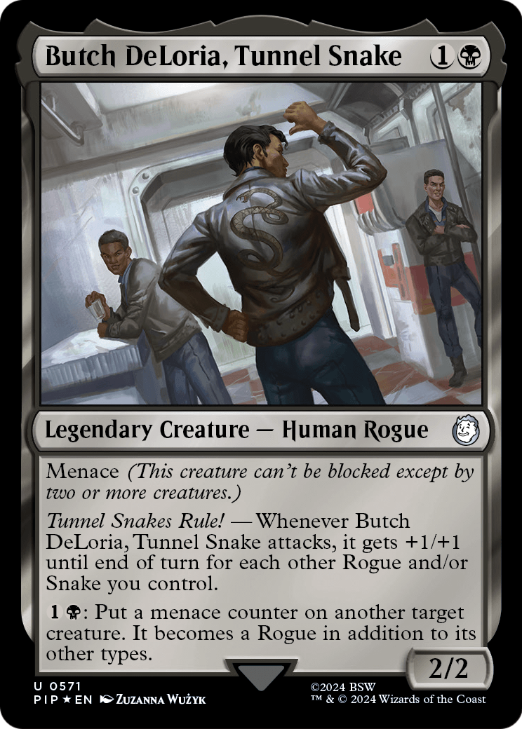 Butch DeLoria, Tunnel Snake (Surge Foil) (PIP-571) - Fallout Foil