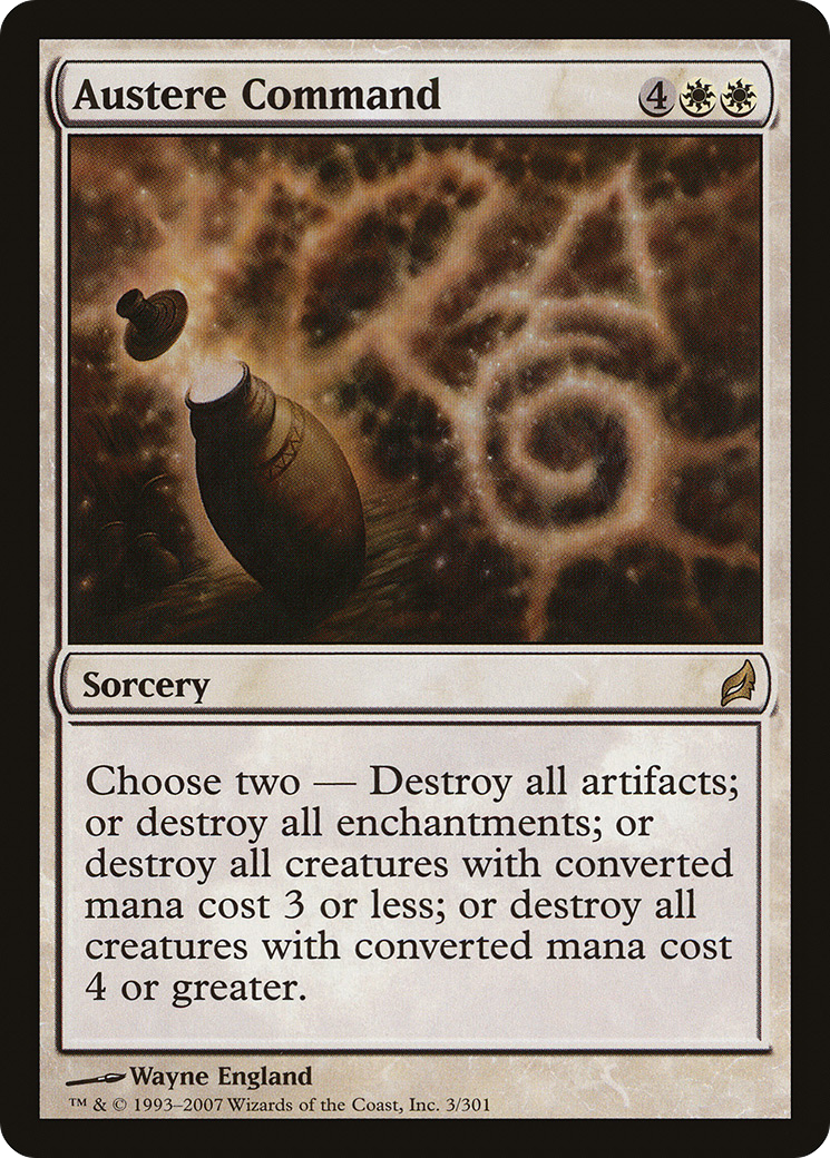 Austere Command (LRW-003) - Lorwyn Foil