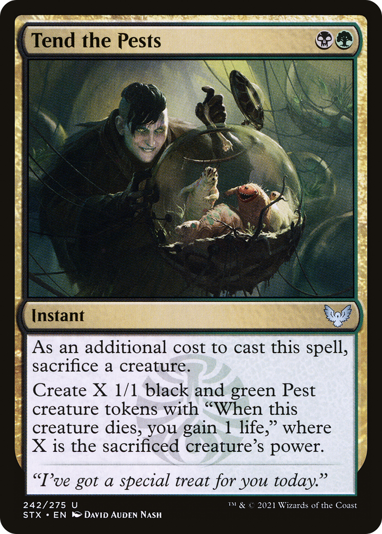Tend the Pests (STX-242) - Strixhaven: School of Mages Foil
