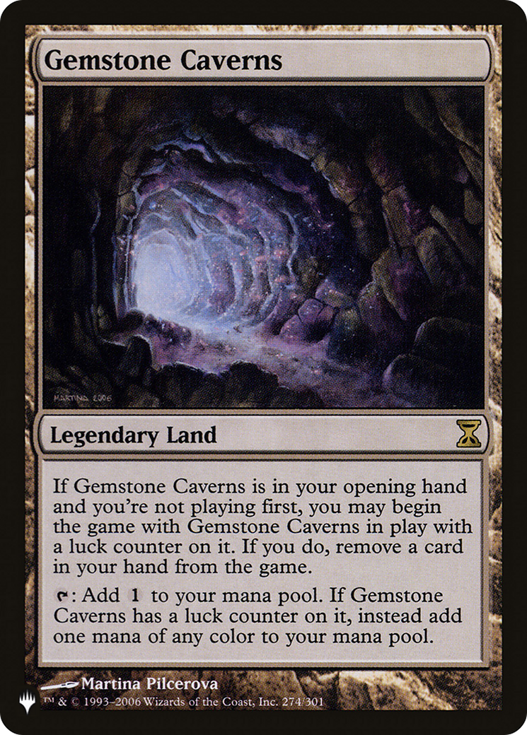 Gemstone Caverns (LIST-274/301) - The List