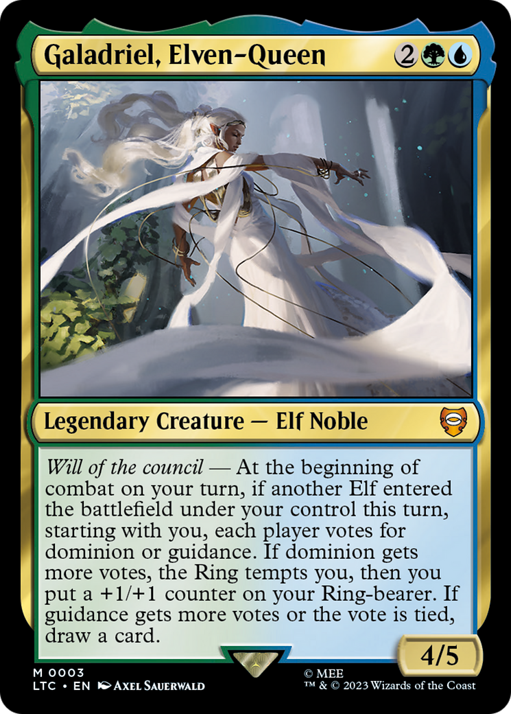 Galadriel, Elven-Queen (LTC-003) - Tales of Middle-earth Commander Foil