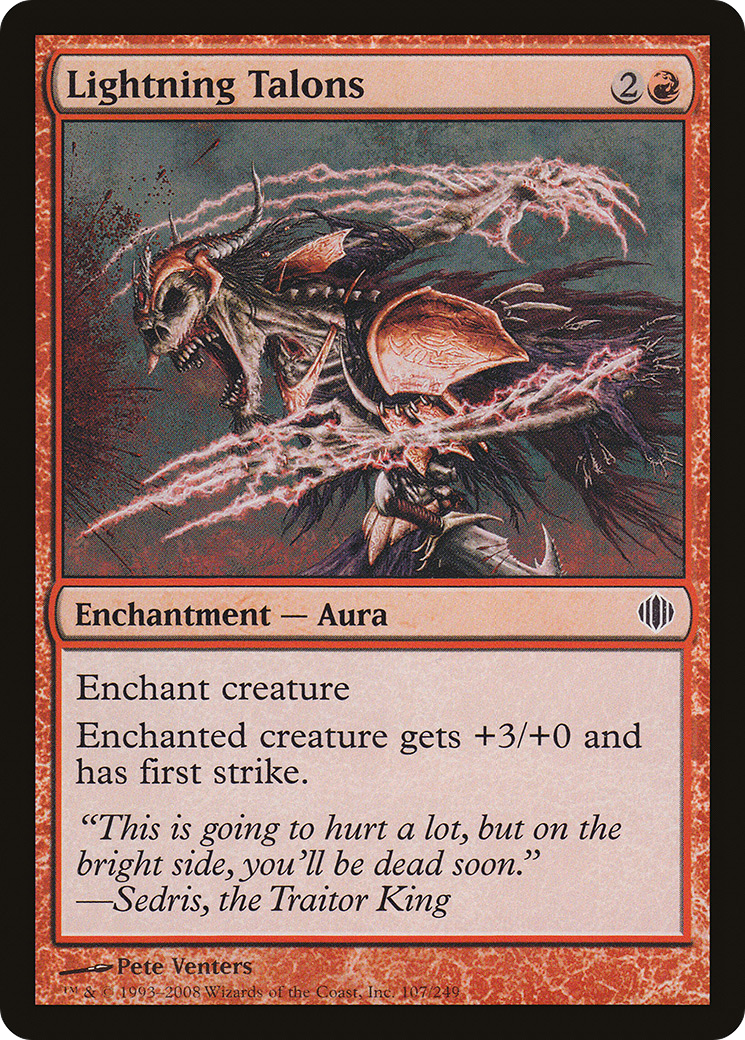Lightning Talons (ALA-107) - Shards of Alara