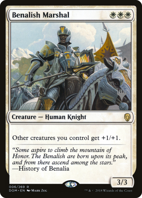 Benalish Marshal (PPM20-006) - Dominaria Promos Foil