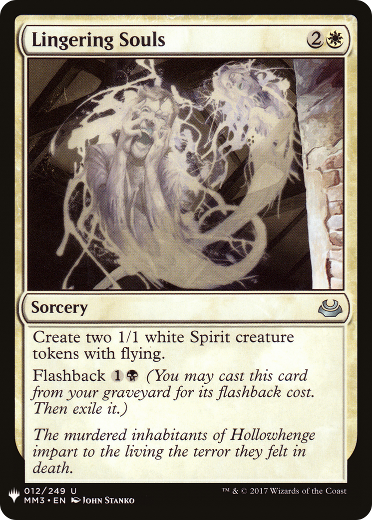 Lingering Souls (LIST-012) - The List