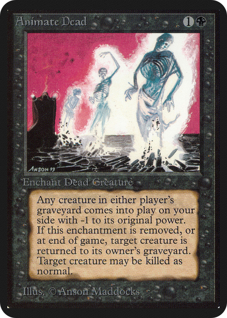 Animate Dead (LEA-) - Limited Edition Alpha