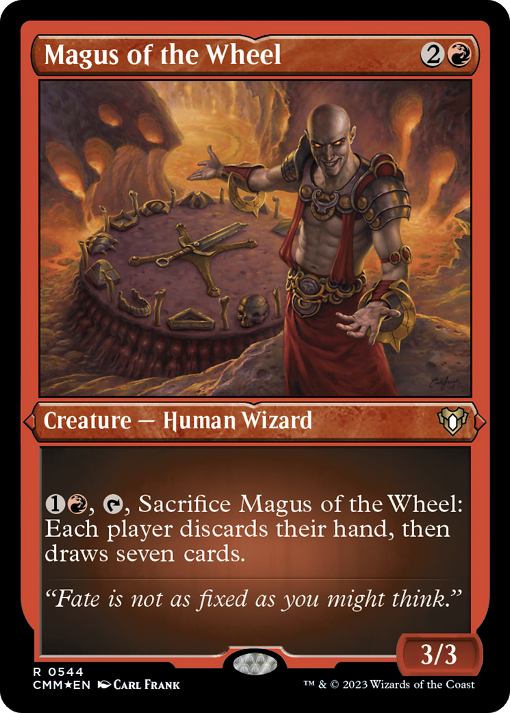 Magus of the Wheel (Foil Etched) (CMM-544) - Commander Masters Foil