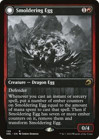 Smoldering Egg (DBL-159) - Innistrad: Double Feature: (Double Faced Transform)