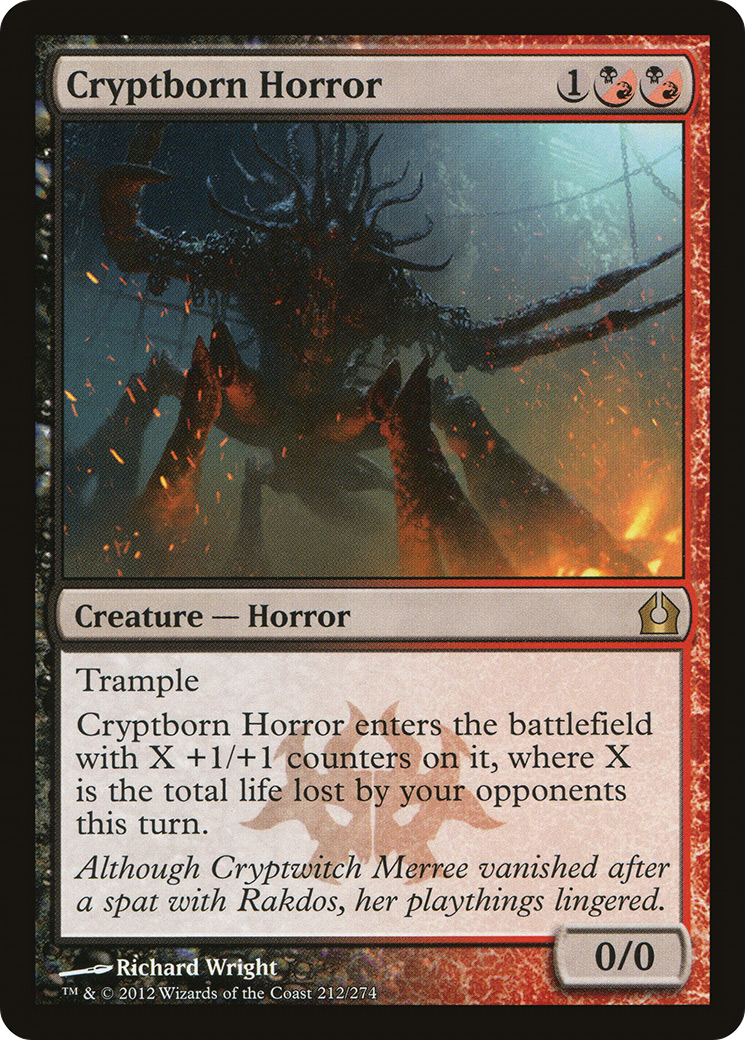 Cryptborn Horror (RTR-212) - Return to Ravnica Foil