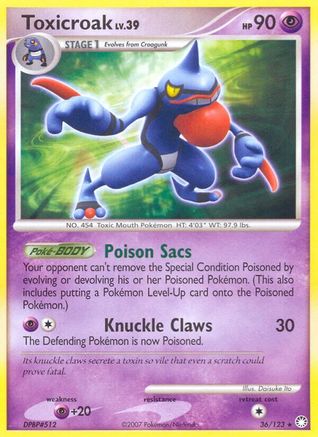 Toxicroak Mysterious Treasures - Rare