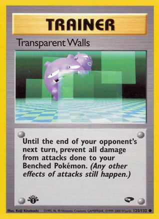 Transparent Walls 125 - 1st Edition Gym Challenge - Common