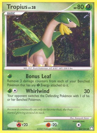 Tropius 064 Mysterious Treasures - Uncommon