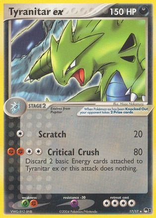 Tyranitar ex (Holo) - Holofoil POP Series 1 - Ultra Rare