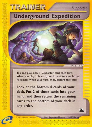 Underground Expedition - Reverse Holofoil Skyridge - Uncommon