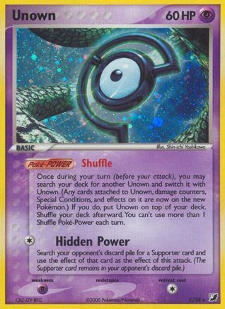 Unown (C) - Holofoil Unseen Forces - Holo Rare