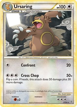 Ursaring - Reverse Holofoil Unleashed - Rare