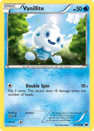 Vanillite - Reverse Holofoil Dark Explorers - Common