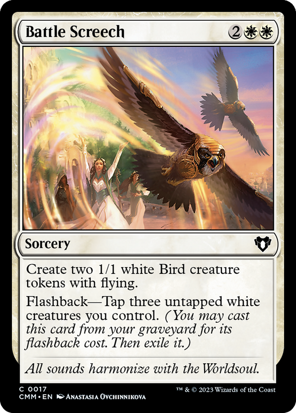 Battle Screech (CMM-017) - Commander Masters Foil