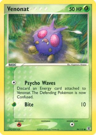 Venonat FireRed & LeafGreen - Common