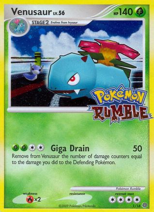Venusaur - Holofoil Rumble - Promo