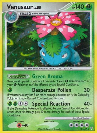 Venusaur - Reverse Holofoil Supreme Victors - Holo Rare