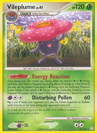 Vileplume - Reverse Holofoil Legends Awakened - Rare