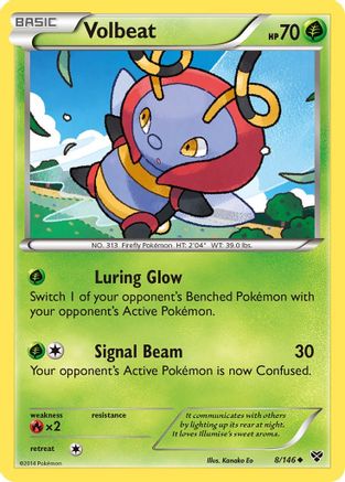 Volbeat - Reverse Holofoil XY Base Set - Uncommon