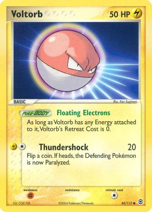 Voltorb/112 - Reverse Holofoil FireRed & LeafGreen - Common