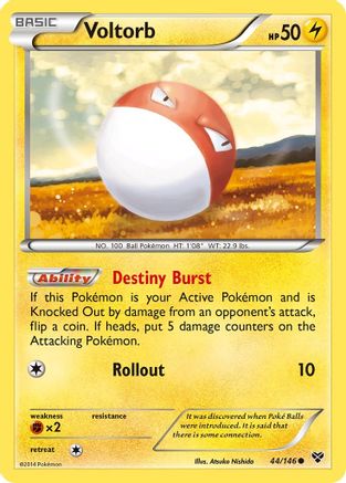 Voltorb - Reverse Holofoil XY Base Set - Common