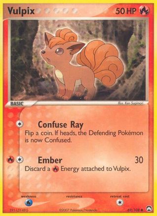 Vulpix 069 Power Keepers - Common