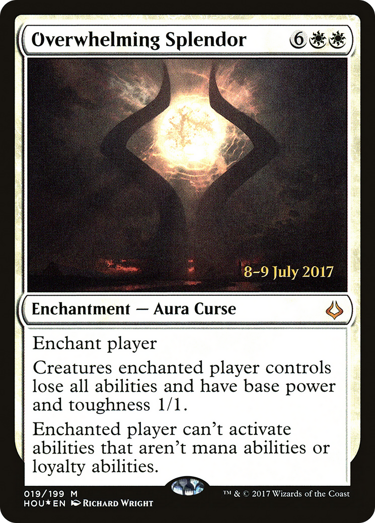 Overwhelming Splendor (PRE-019) - Hour of Devastation Promos Foil