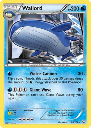 Wailord - Holofoil Dragons Exalted - Holo Rare