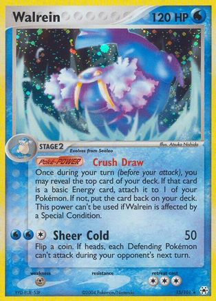 Walrein - Reverse Holofoil Hidden Legends - Holo Rare