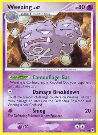 Weezing 087 Rising Rivals - Common