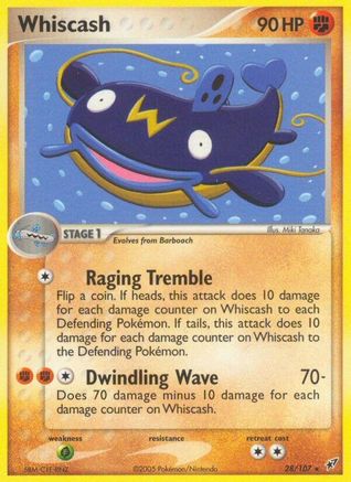 Whiscash Deoxys - Rare