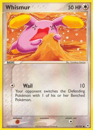 Whismur 082 - Reverse Holofoil Hidden Legends - Common