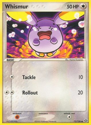 Whismur - Reverse Holofoil Emerald - Common