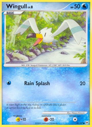 Wingull (81) (81) 081 - Reverse Holofoil Arceus - Common