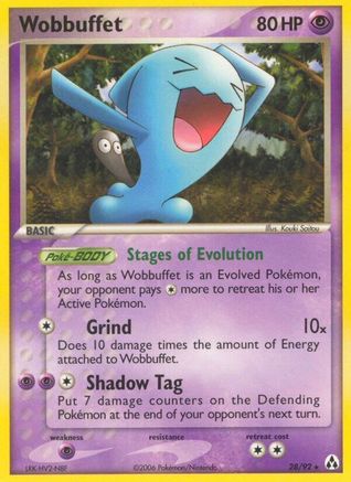 Wobbuffet - Reverse Holofoil Legend Maker - Rare