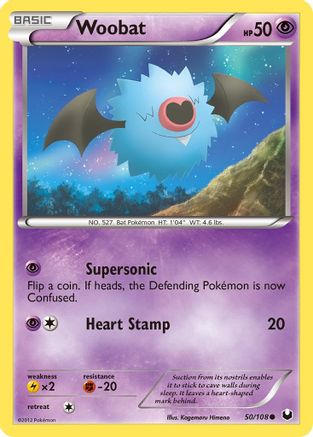 Woobat - Reverse Holofoil Dark Explorers - Common