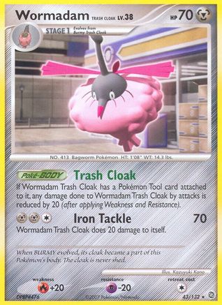 Wormadam Trash Cloak Secret Wonders - Rare