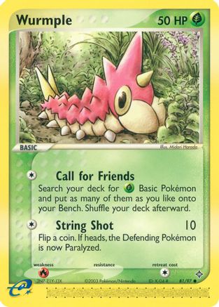 Wurmple 081/97 Dragon - Common