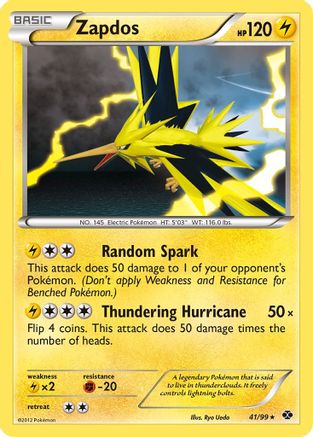 Zapdos 041 - Reverse Holofoil Next Destinies - Holo Rare