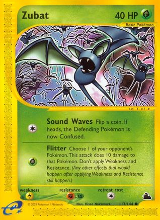 Zubat (117) Skyridge - Common