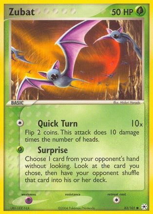 Zubat Hidden Legends - Common