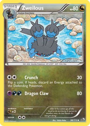 Zweilous - Reverse Holofoil Legendary Treasures - Uncommon
